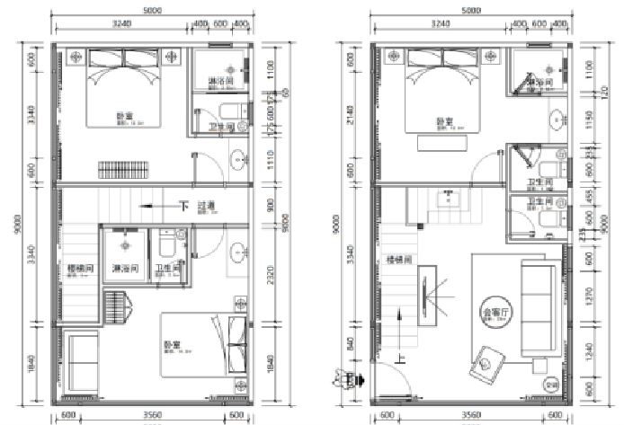 复式三连顶帐篷（尊跃SKY·别墅帐篷）